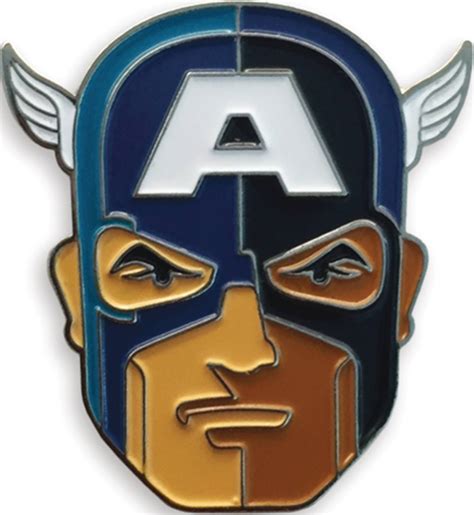 Mondo X Marvel Comics Captain America Enamel Pin Comichub