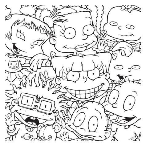 Rugrats All Grown Up Coloring Pages