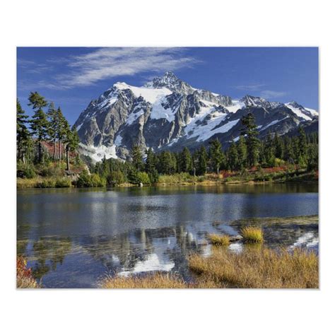 North America Washington Cascades Mt Shuksan Poster In 2020