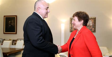 Bulgarian Pm Borissov Holds Talks With Imf Head Georgieva The Sofia Globe