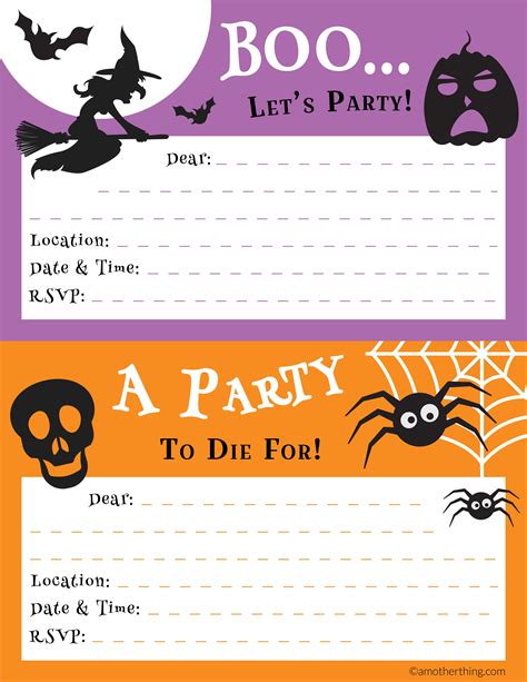 Free birthday party printables galore! Grab these free Halloween party printables, throw on your ...