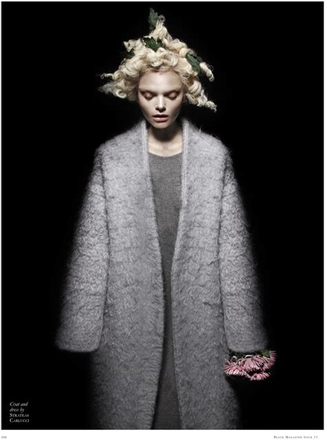 The Flower Marthe Wiggers By Thom Kerr In Black Magazine Fashion