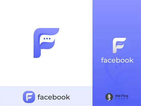 Facebook Logo Design Concept F Latter Logo Modern Logo By Firoj