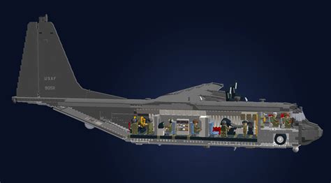 Lego Ldd Digital Model Lockheed Ac 130 Spectre Gunship Etsy