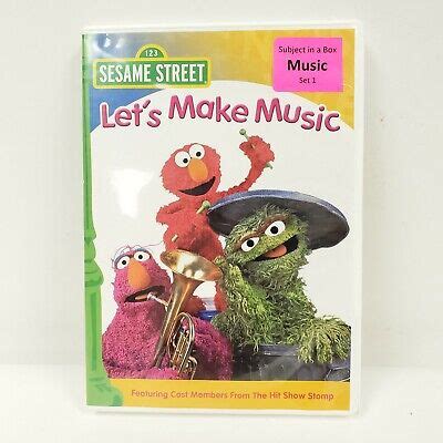 Sesame Street Lets Make Music Dvd Ebay