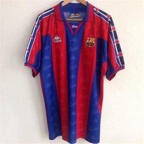 Kappa Barcelona 1996 97 Vintage Football Shirts Soccer Shirts