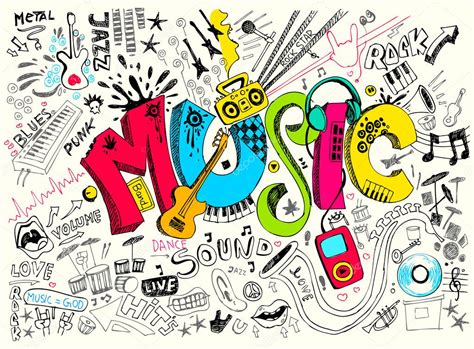 Music Doodle Stock Vector Image By ©vectomart 8480205