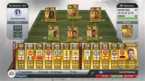 Fifa 13 Ultimate Team 25k Squad Builder Premier League Pace Youtube