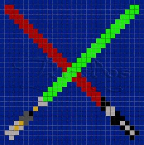 Pixel Art Star Wars Sabre Laser 31 Idées Et Designs Pour Vous Inspirer