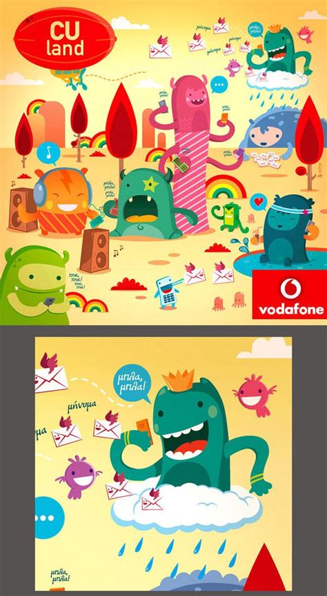 Έκπτωση 50% επί του ακέραιου ναύλου για 2 άτομα σε όλες τις θέσεις επιβατών εκτός από καμπίνες lux, pure και τις καμπίνες για κατοικίδια (pet cabins), για εισιτήρια. :::Vodafone CU Land - Mobile Monsters::: on Behance (With ...