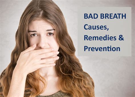 bad breath causes remedies and prevention