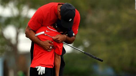2023 Tiger Woods und Sohn Charlie erobern während der PNC