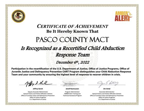 PSO MAC Team Recertified - Pasco Sheriff's Office News