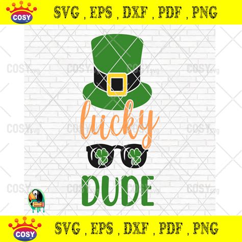 Lucky Dude Svg St Patrick S Day Svg Irish Svg Gnome Svg