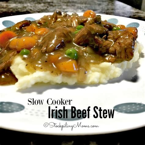 Slow Cooker Irish Beef Stew Recipe