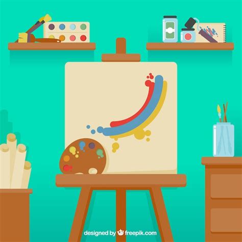 Canvas For Painting Vector Free Download