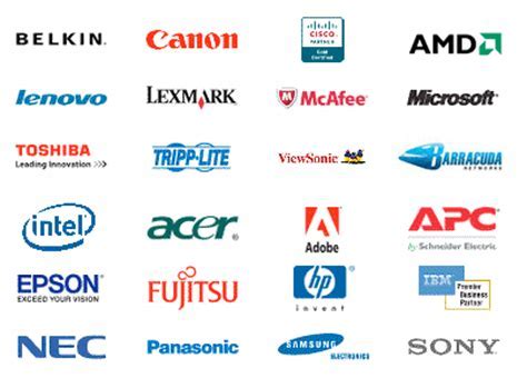 Computer brand Logos