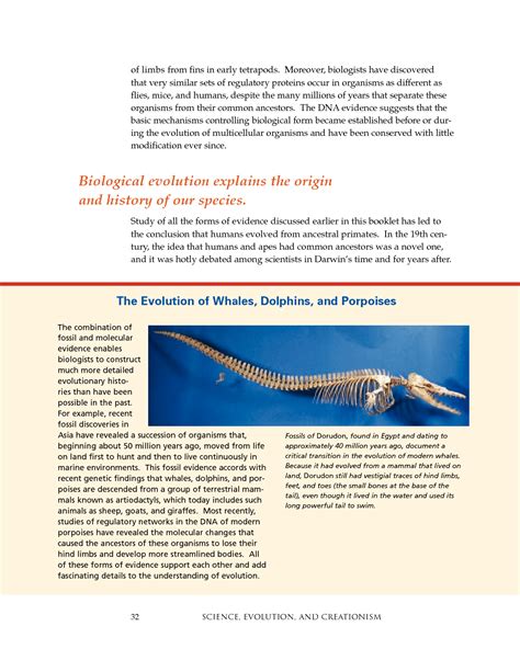 2 The Evidence For Biological Evolution Science Evolution And