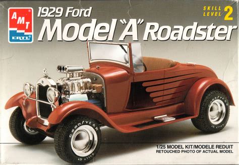 Photo 1929 Ford Modela Roadster 6572 1989 Amt Ertl Box Top Amt 1929