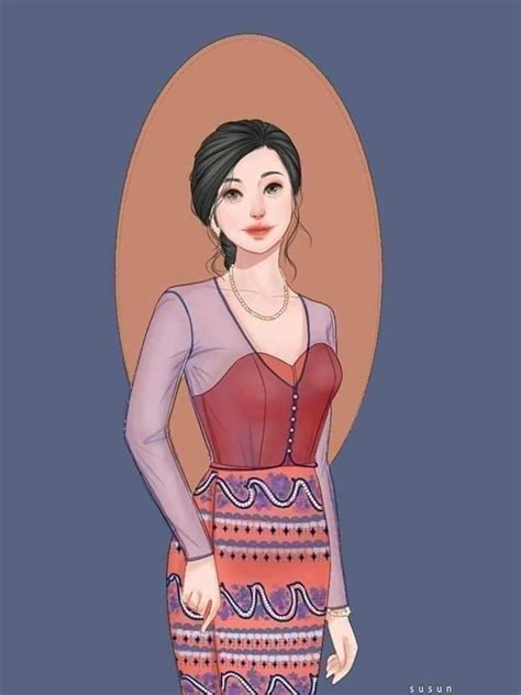 Fashion Illustration Sketches Cartoon Girl Images Girl Cartoon Burma