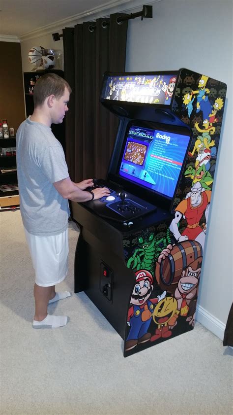 A small hand miter saw was needed to do the molding. Pin by FUNTIME Arcade on Customer Cabinets | Diy arcade ...