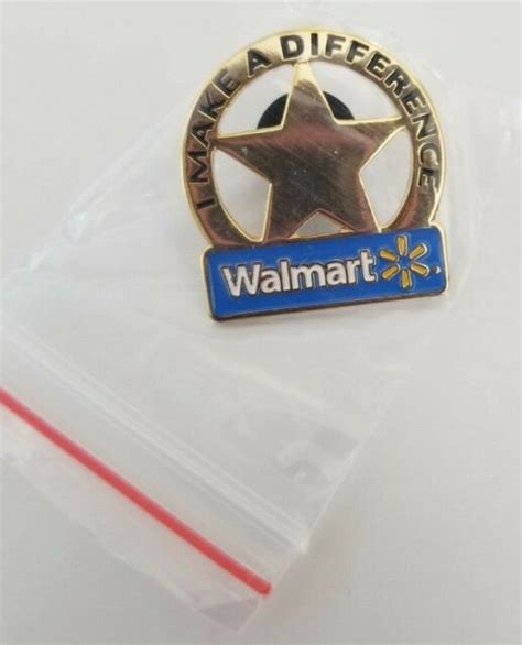 Walmart Collectible Lapel Pin I Make A Difference Ebay
