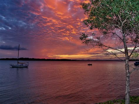 Bribie Island Sunset 3 Bertknot Flickr