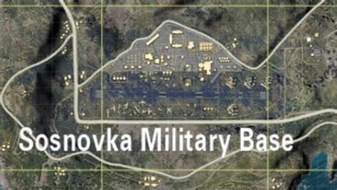 19sosnovka Military Base Hot Dropping Places To Land In Pubg Mobile