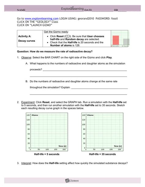 We did not find results for: Half Life Gizmo Worksheet Answers + My PDF Collection 2021
