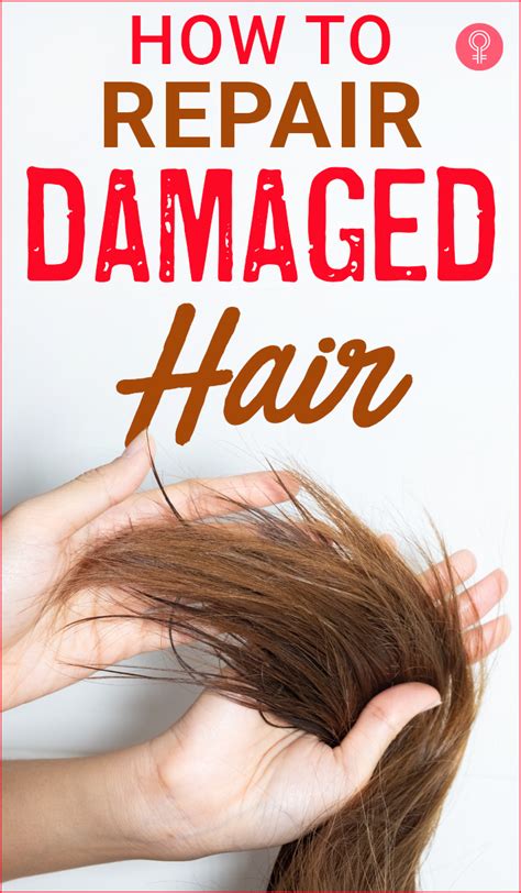 How To Repair Damaged Hair Types Causes And Remedies Damaged Hair