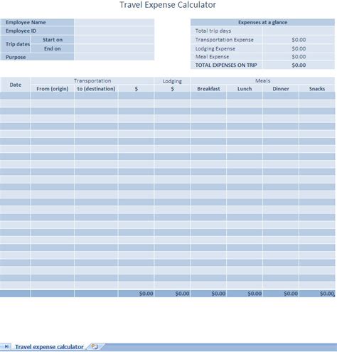 Business Expense Reports Archives My Excel Templates