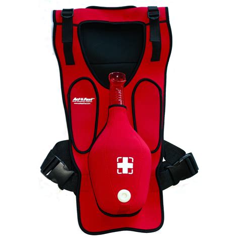 Actfast Rescue Choking Vest Red With Slap Back 1014589 W43300r