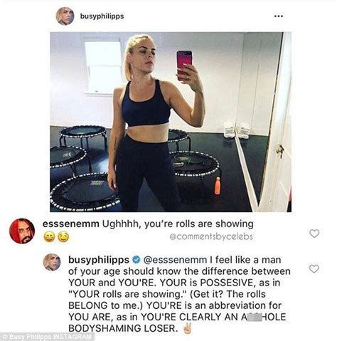 Busy Philipps Hits Back At Troll Who Criticized Her Rolls By Branding
