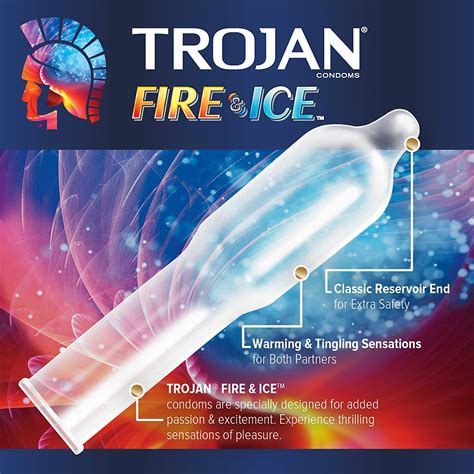 Trojan Fire And Ice Condoms 3 Count Felicity Community Pharmacy