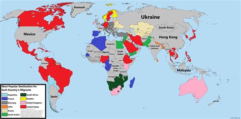 La Mappa Delle Migrazioni Nel Mondo