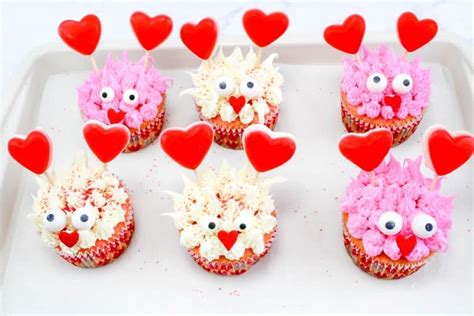 Love Monster Valentines Cupcakes The Unprepared Mommy