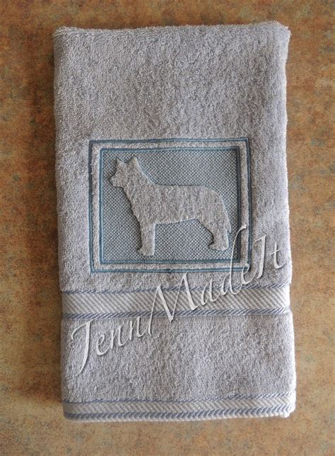 Dog Breed Embossed Hand Towel Jennmadeit On Madeit