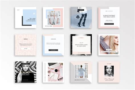 Instagram post templates make your instagram post attract even more with stunning images. Social Media Templates for Instagram - Minimalist