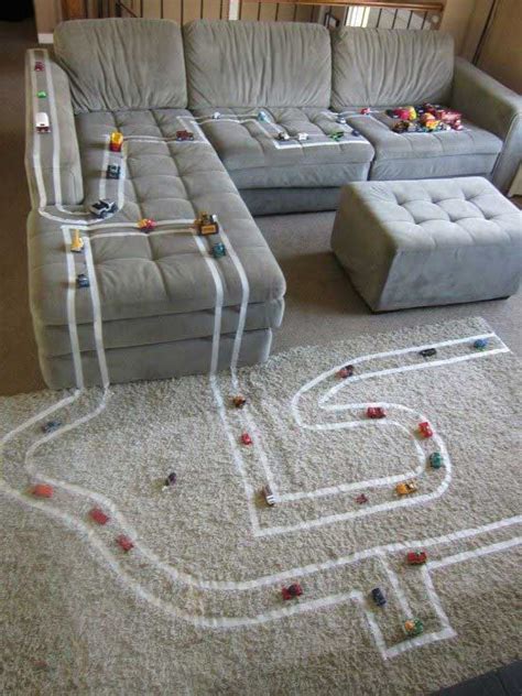 Diy Projects For Kids Inspired By Race Car Tracks Bored Kids Indoor