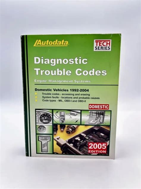 Autodata 2005 Tech Series Diagnostic Trouble Codes 1992 2004 Domestic