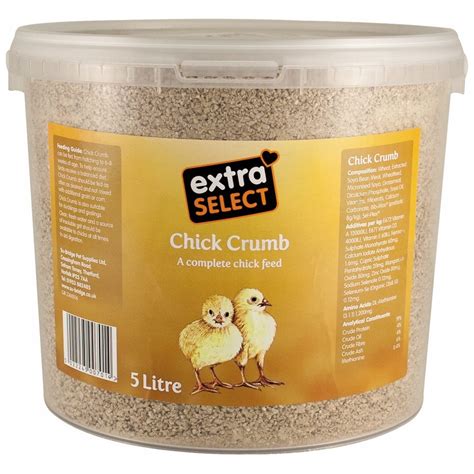 Extra Select Baby Chick Crumbs In Bucket Su Bridge Pet Supplies Su