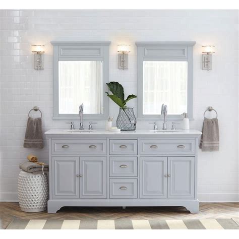 With custom furnishings, décor and exclusive rugs as well as a curated collection of furniture. Home Decorators Collection Sadie 67 in. W Vanity in Dove ...