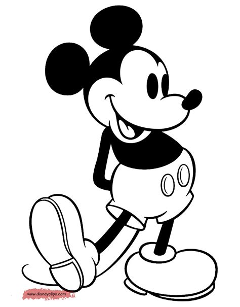 Original Mickey Mouse Drawing Free Download On Clipartmag