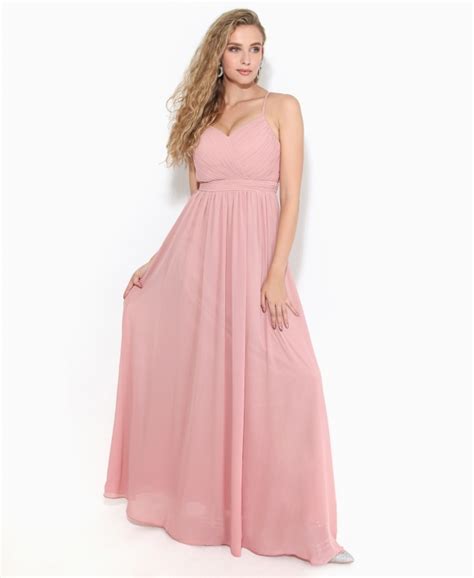 Maxi Dresses Pleated Front And Back Strappy Maxi Dress Krisp
