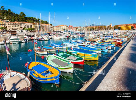 Nice Port With Boats And Yachts Nice Is A City Located On The French