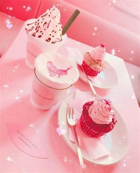 Café Rosa Cute Desserts Pink Sweets Pink Foods