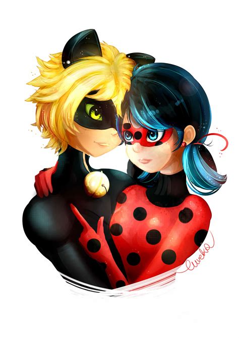 ladybug and chat noir miraculous ladybug fan art 39414340 fanpop