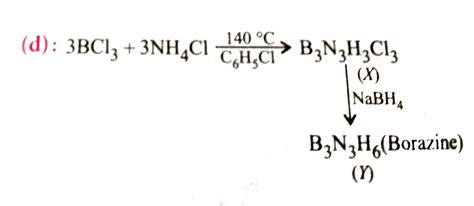 Identify X And Y In The Following Reaction Bci 3 Nh 4 Ci Underse