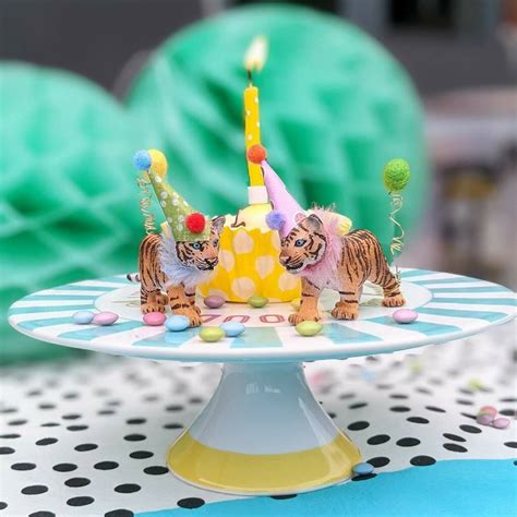 Personalised Party Animal Tiger Cub Cake Toppers By Zippitysstudio