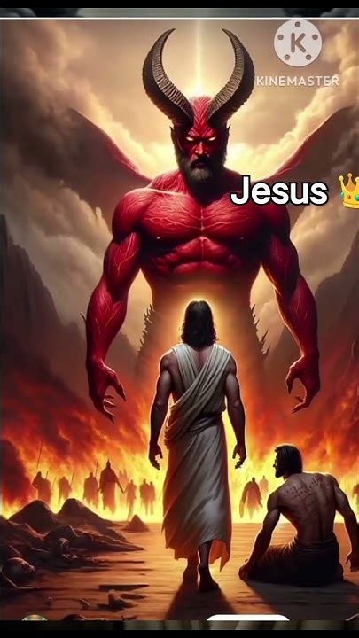 Jesus 👑 Vs Devil 😈 Shortsvideo Jesus Jesuschrist Youtube